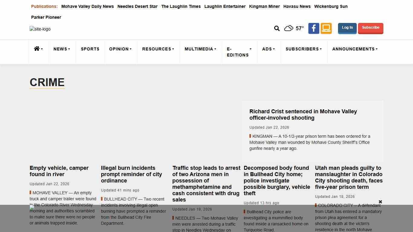 Crime mohavedailynews.com